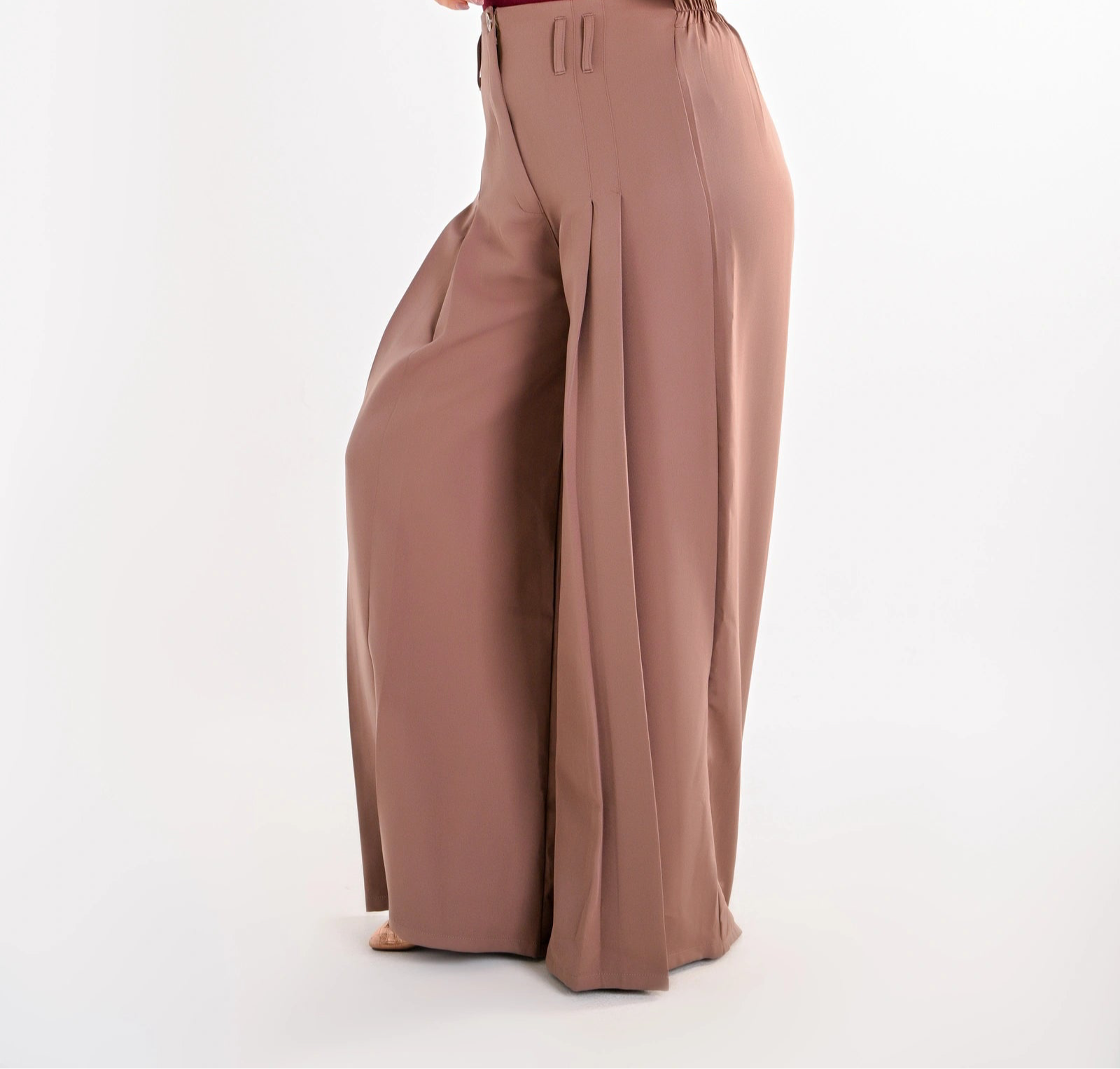 Classy pleated Wide-Leg Trousers