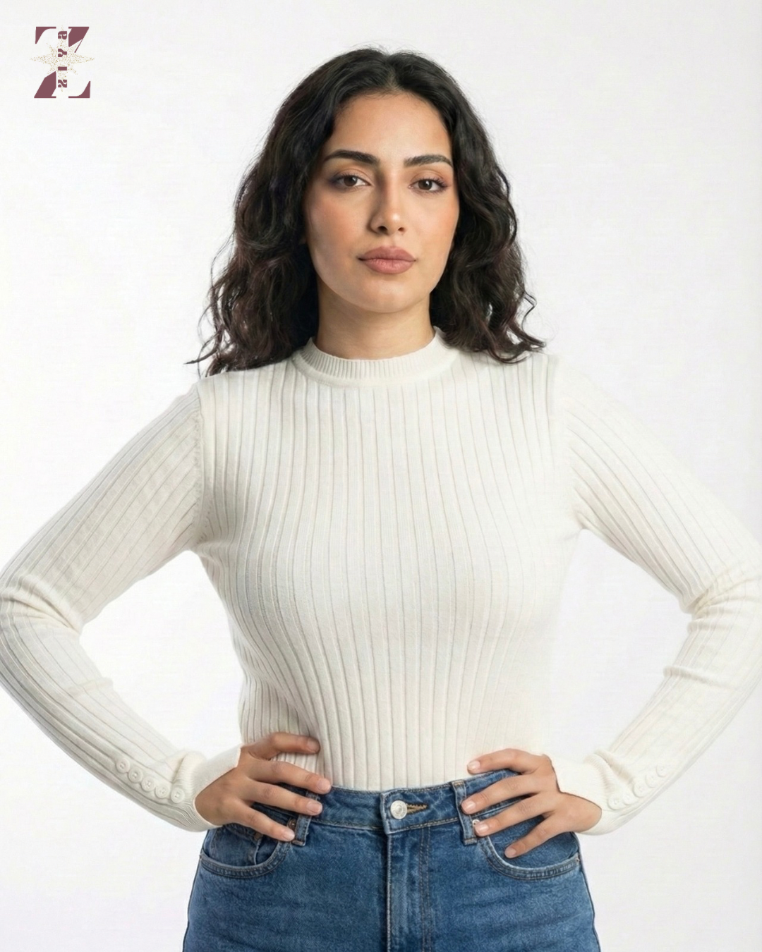 Cozy Ribbed Knit Sweater